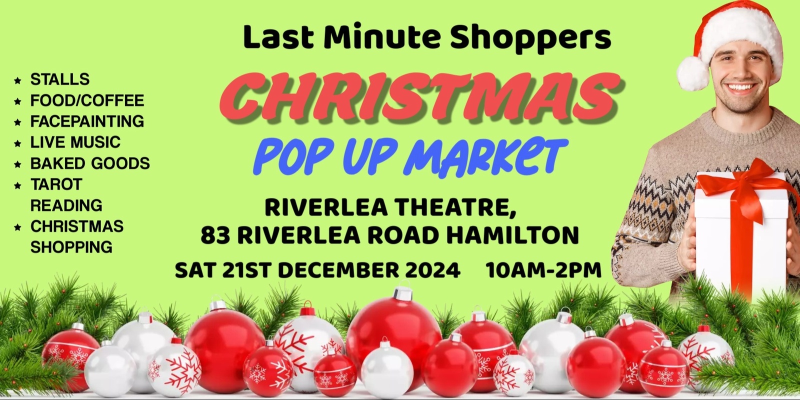 Banner image for Last Minute Shoppers Christmas Pop Up Market