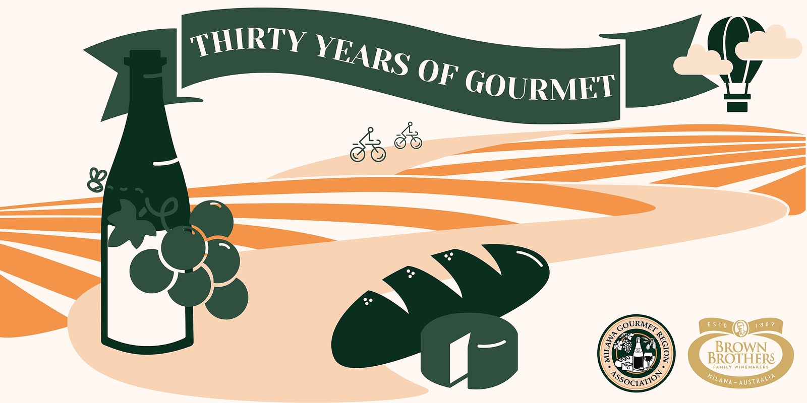 Banner image for 30 years of Gourmet! Milawa Gourmet Region 30th Birthday Gala Dinner