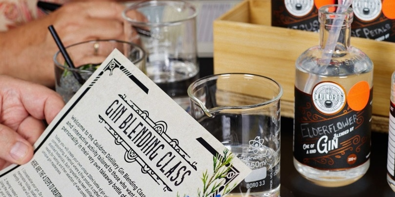 Banner image for Cauldron Distillery's Gin Blending Class