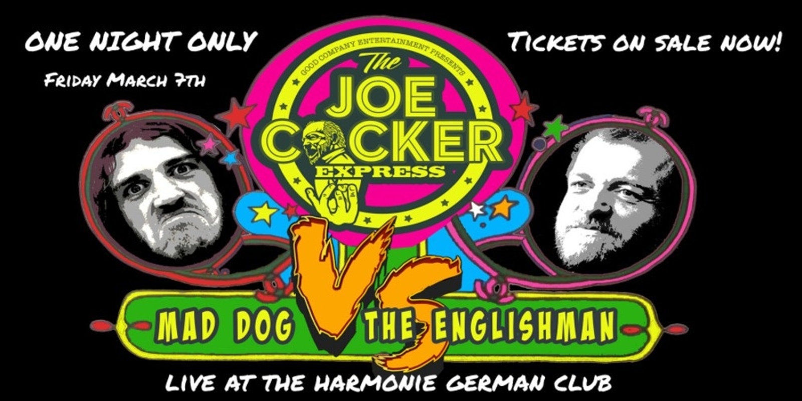 Banner image for The Joe Cocker Express: Mad Dog vs The Englishman