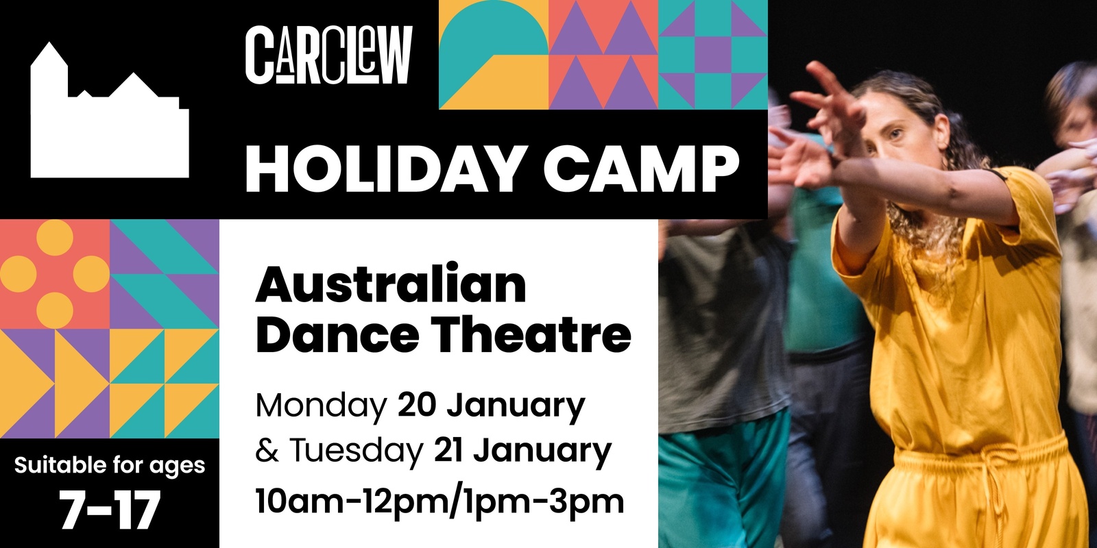 Banner image for Carclew Holiday Camp - Australian Dance Theatre