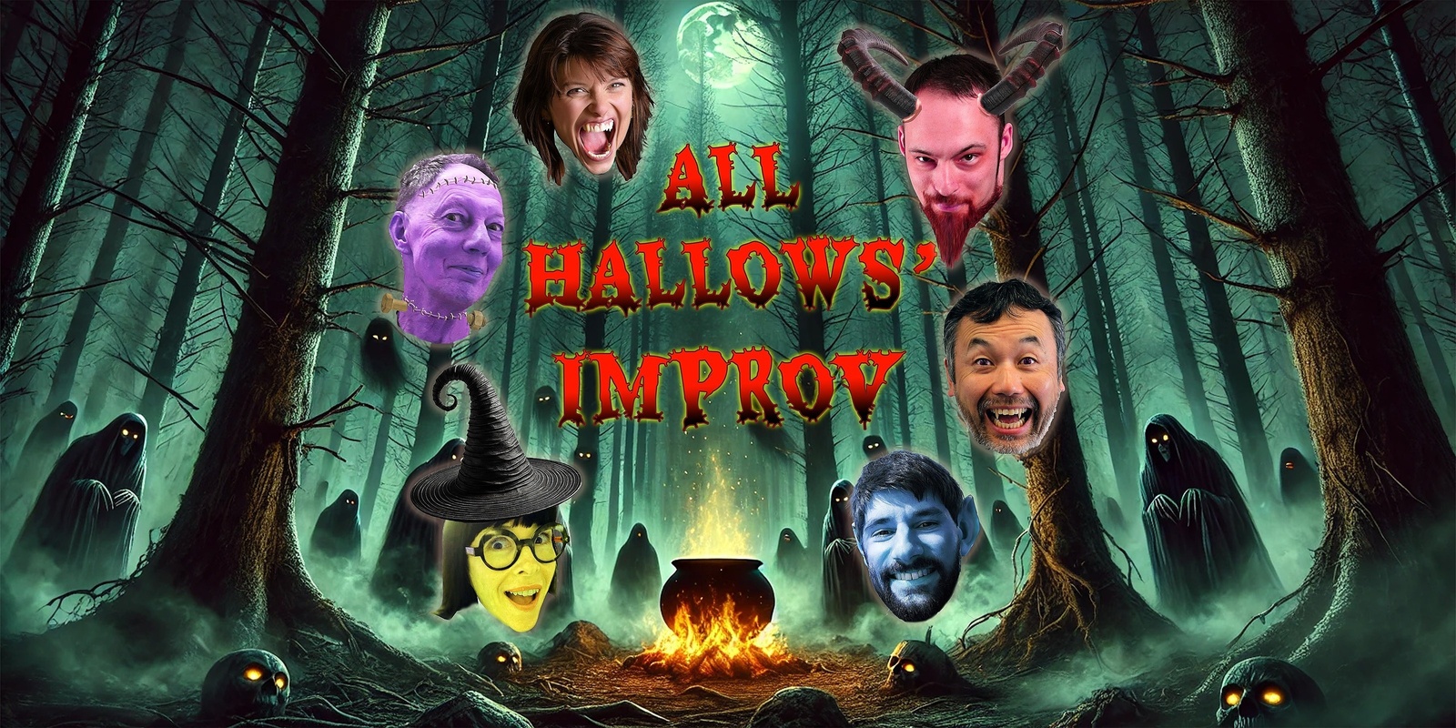 Banner image for All Hallows’ Improv - a spooktacular night of comedy (25 Oct)