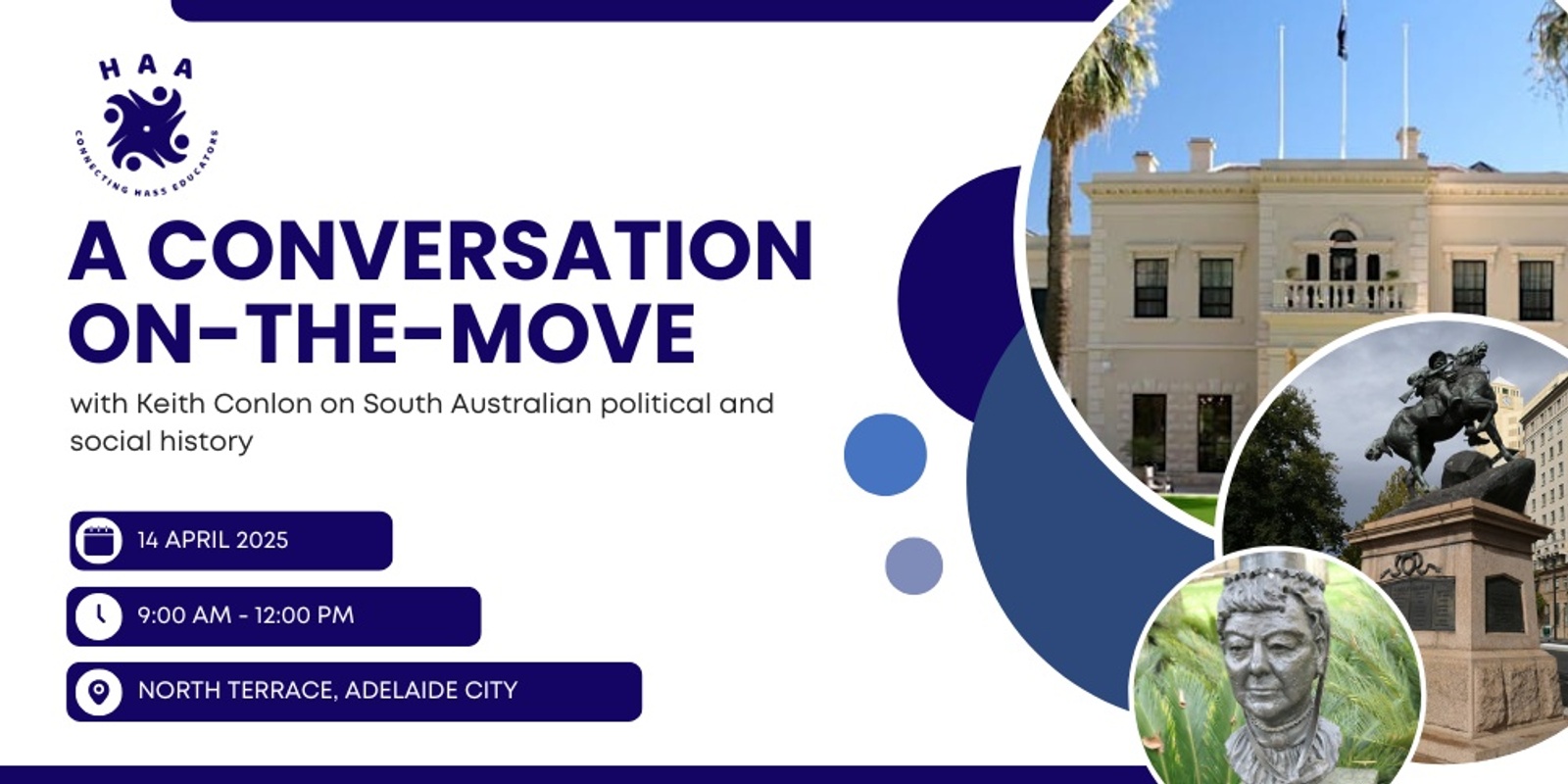 Banner image for A conversation on-the-move with Keith Conlon on South Australian political and social history