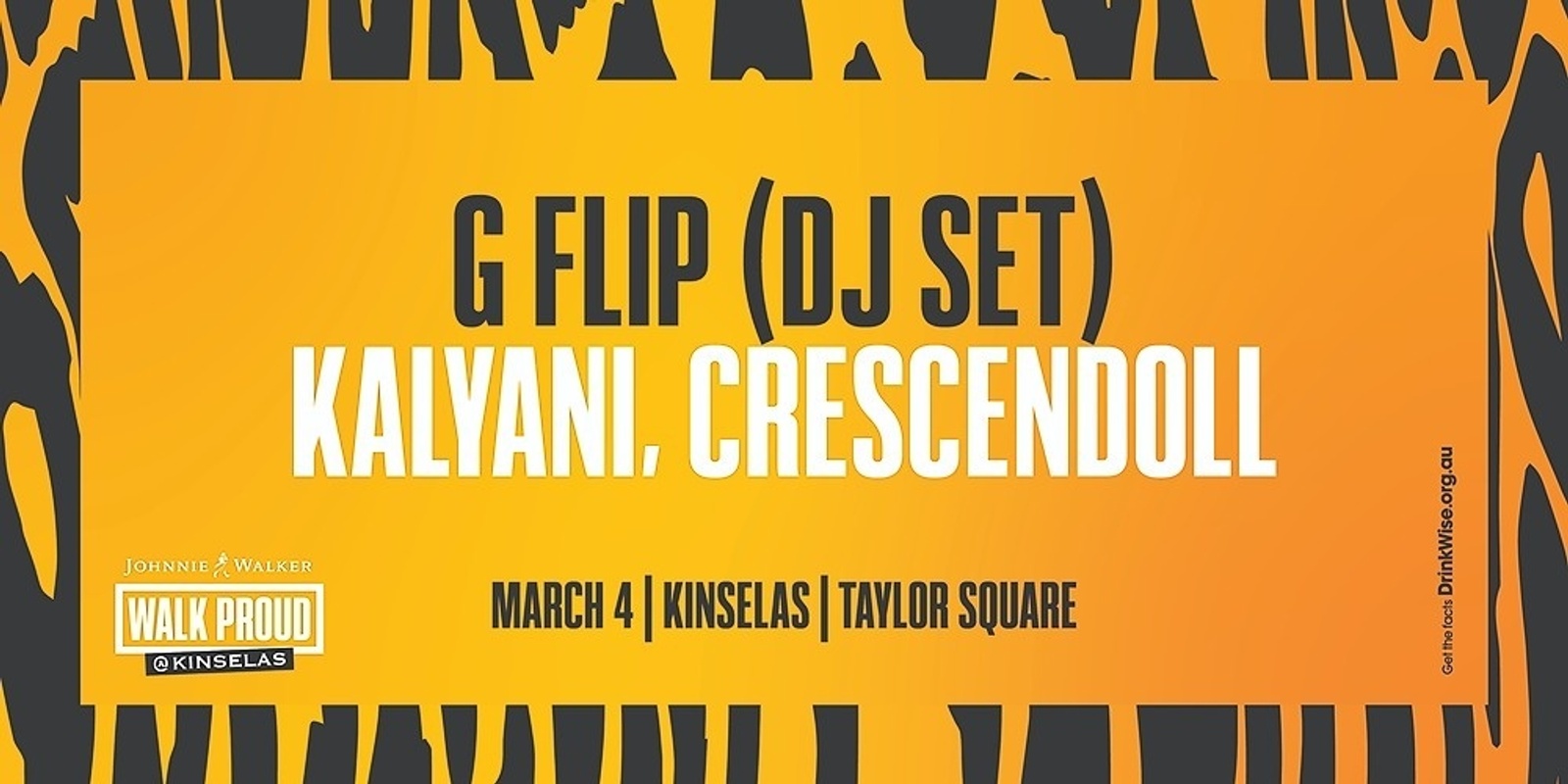 Banner image for Saturdays in the Chapel with G-Flip (DJ Set), Kalyani & Crescendoll 