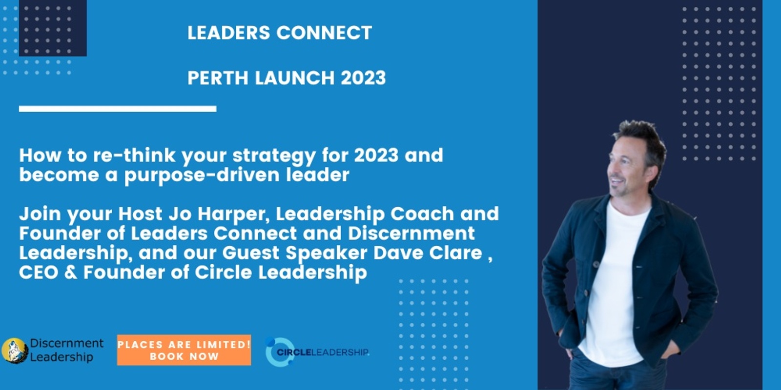 Banner image for Leaders Connect Proudly Presents: How to re-think your strategy for 2023 and become a purpose-driven leader. 