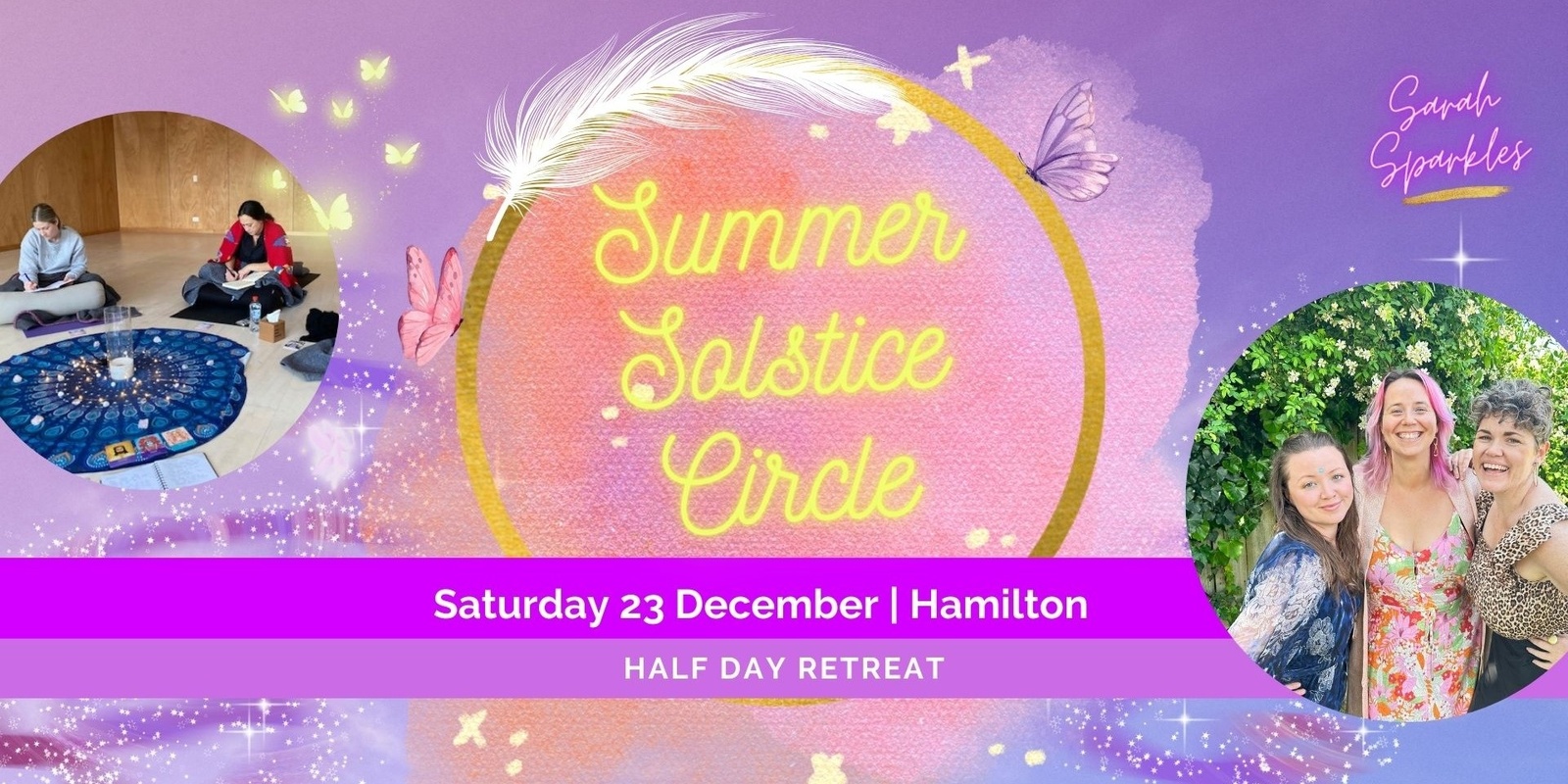 Banner image for Sarah Sparkles Solstice Circle - Half Day Retreat