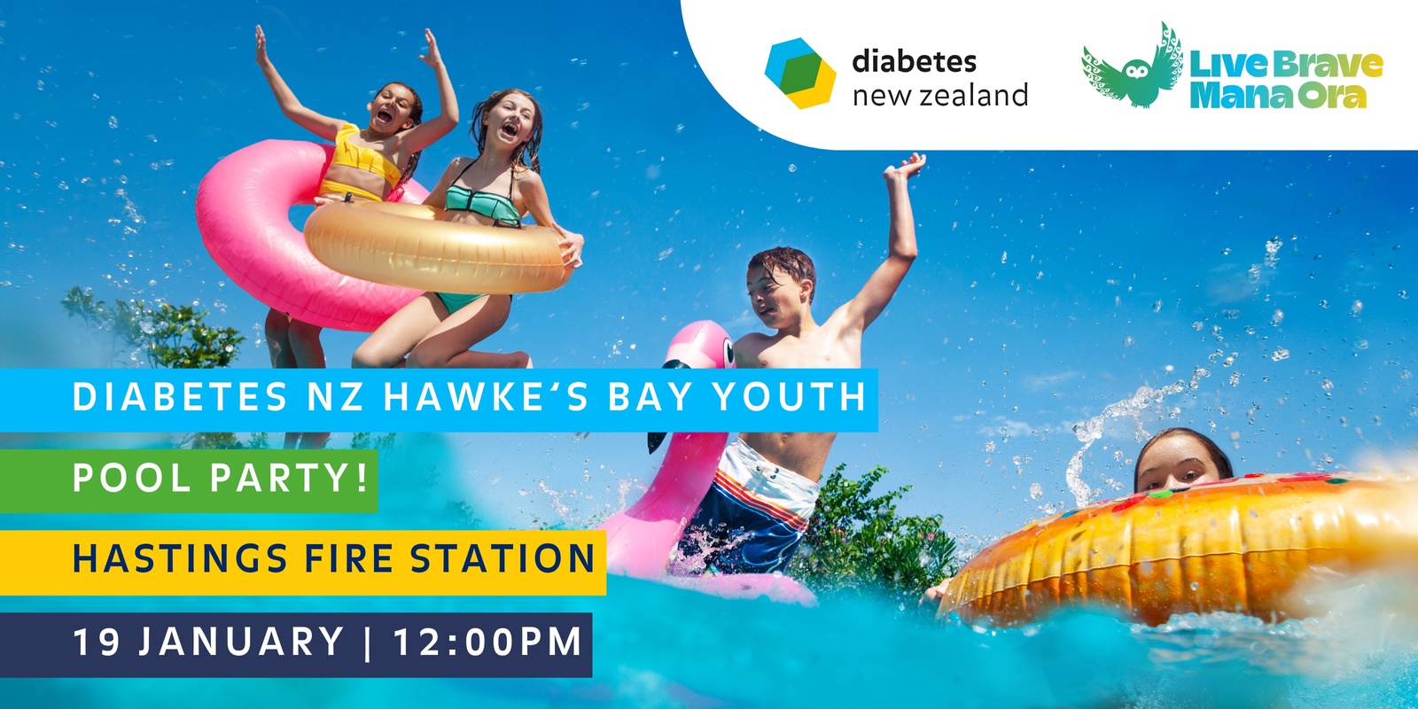 Banner image for Diabetes NZ Hawke's Bay Youth: Pool Party!