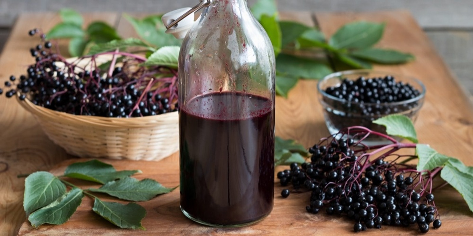 Banner image for Winter Wellness: Elderberry Syrup & Cold Care Tea Blending