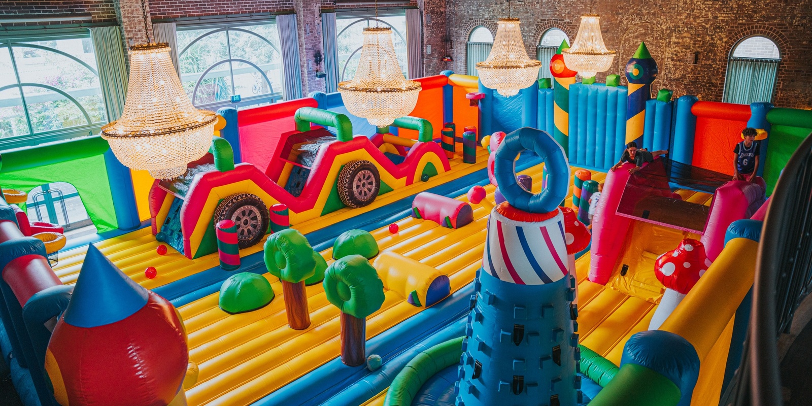 Banner image for The Grounds Inflatable Playground