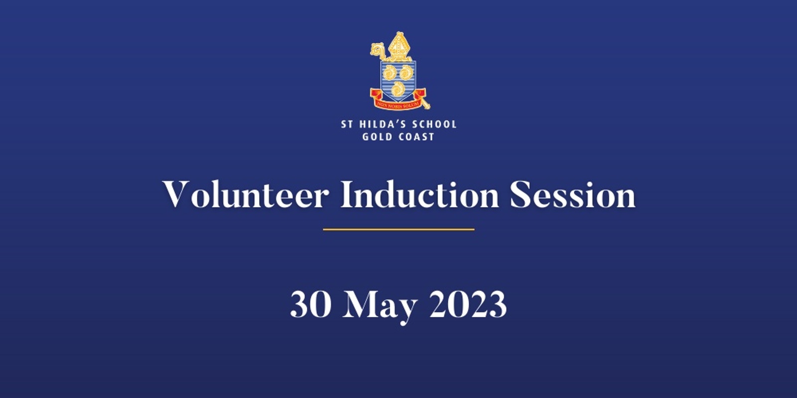 Banner image for Volunteer Induction Session - Tuesday 30 May