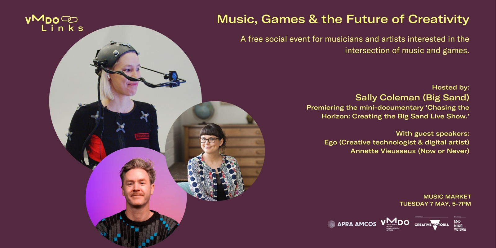 Banner image for VMDO Links - Music, Games and the Future of Creativity