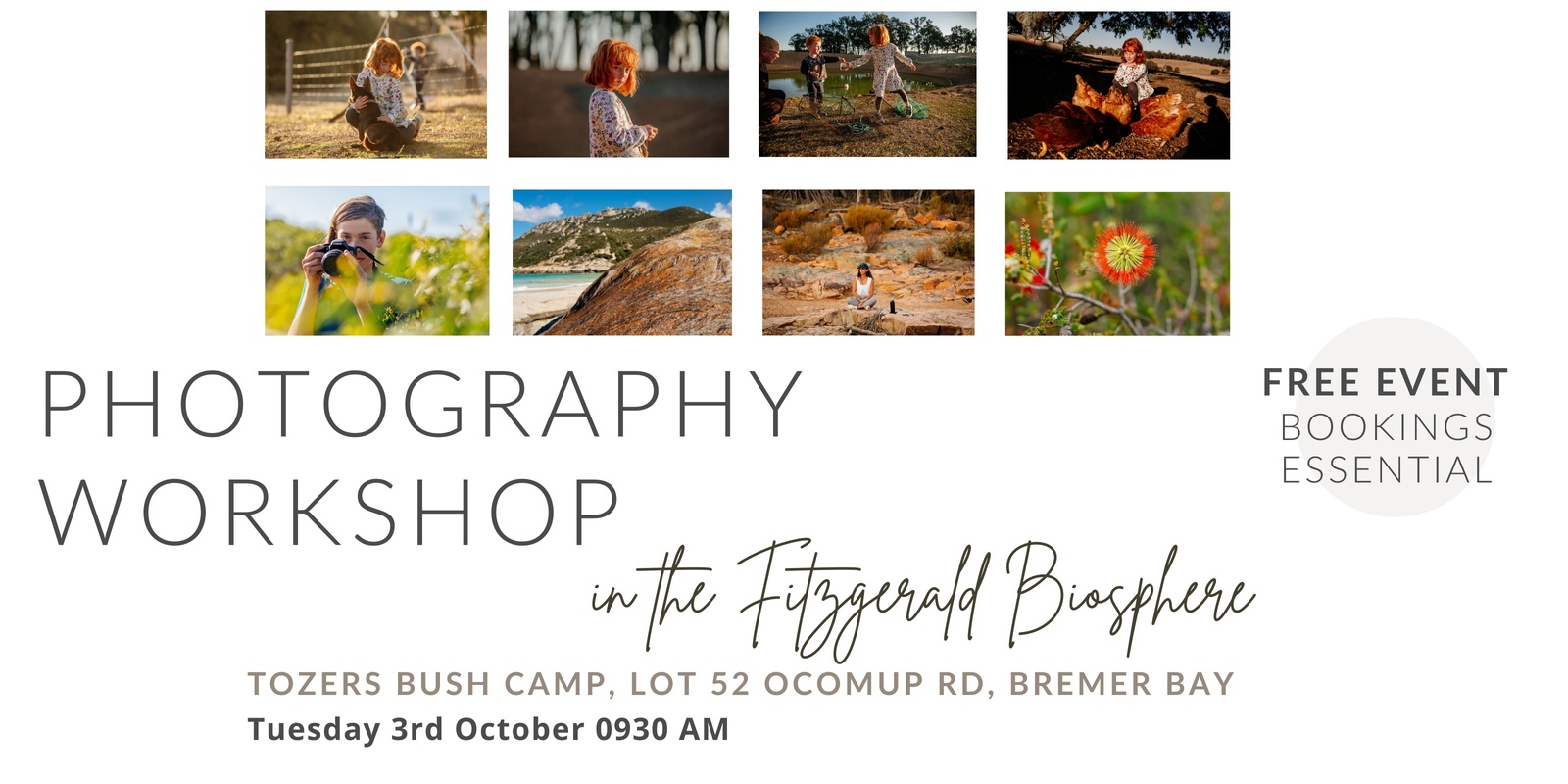 Banner image for Photography Workshop in the Fitzgerald Biosphere