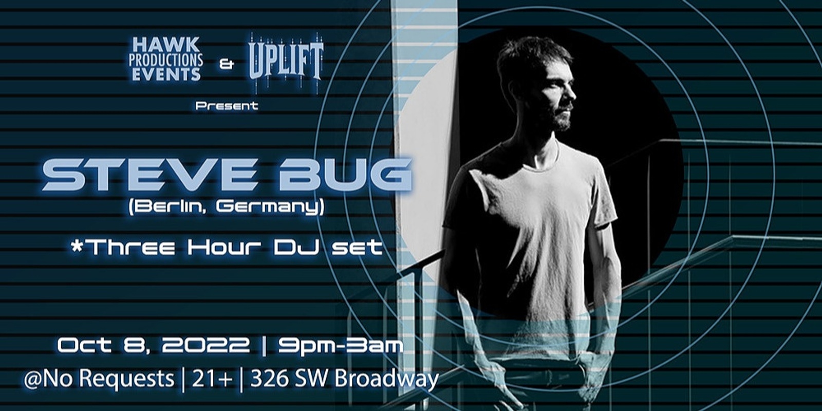 Banner image for Hawk Prod & Uplift present Steve Bug (Berlin, Germany)