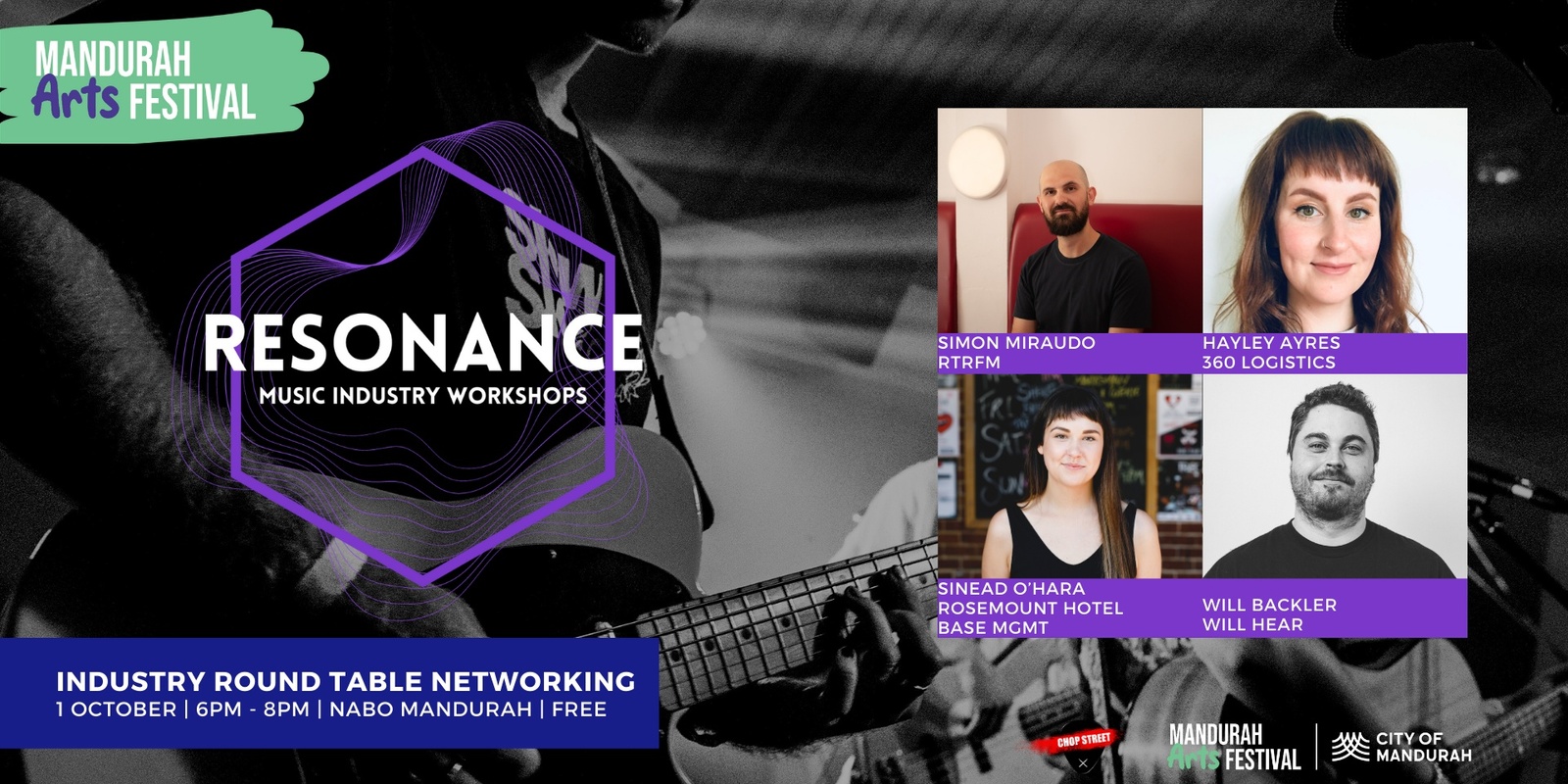 Banner image for Music Industry Round Table Networking  - RESONANCE 2024 