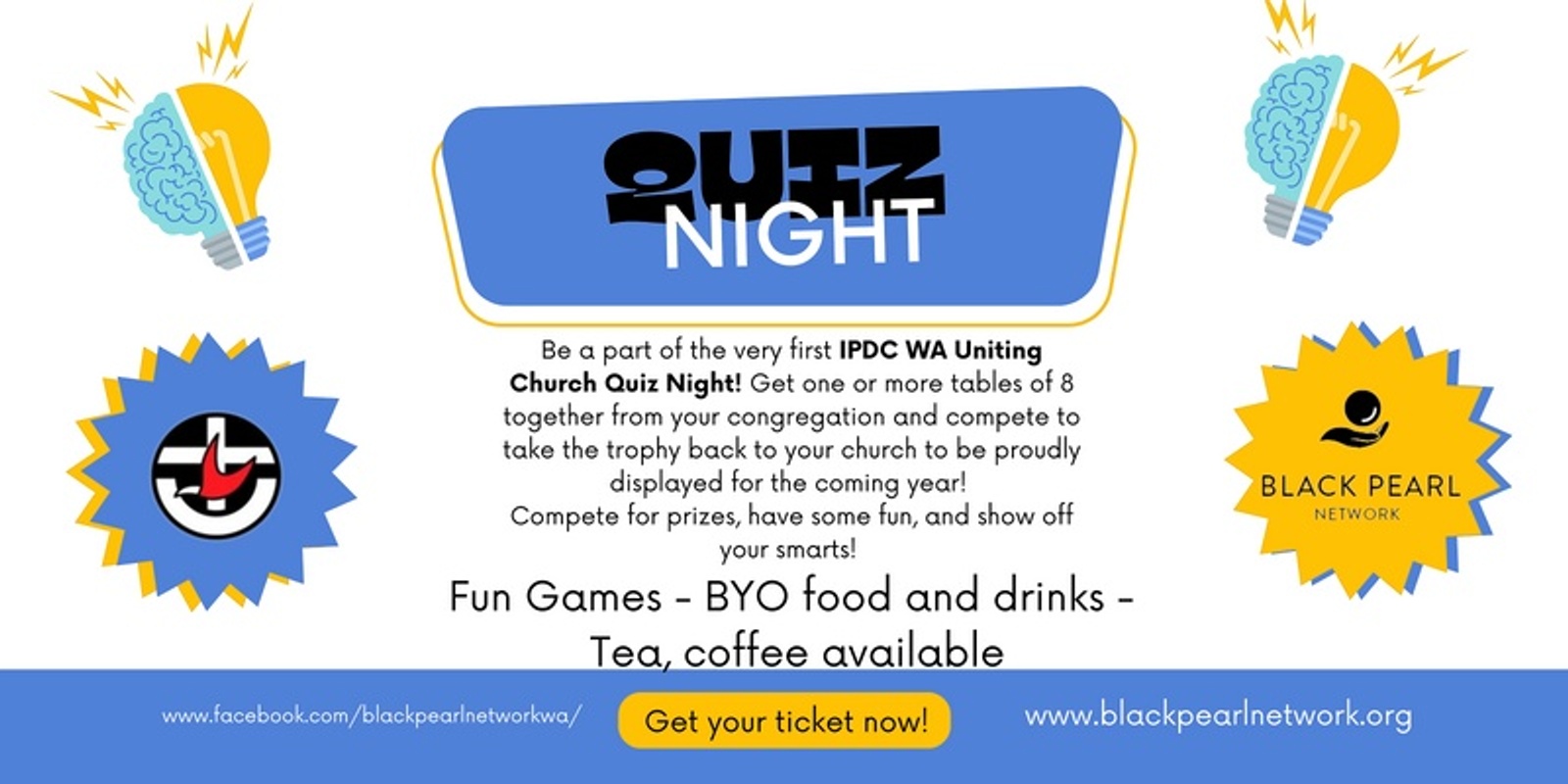 Banner image for The First Ever IPDC Uniting Church WA Quiz Night