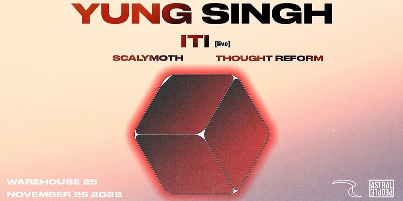 Banner image for Pocketmoth Presents Yung Singh, ft. Iti [live], Scalymoth, Thought Reform