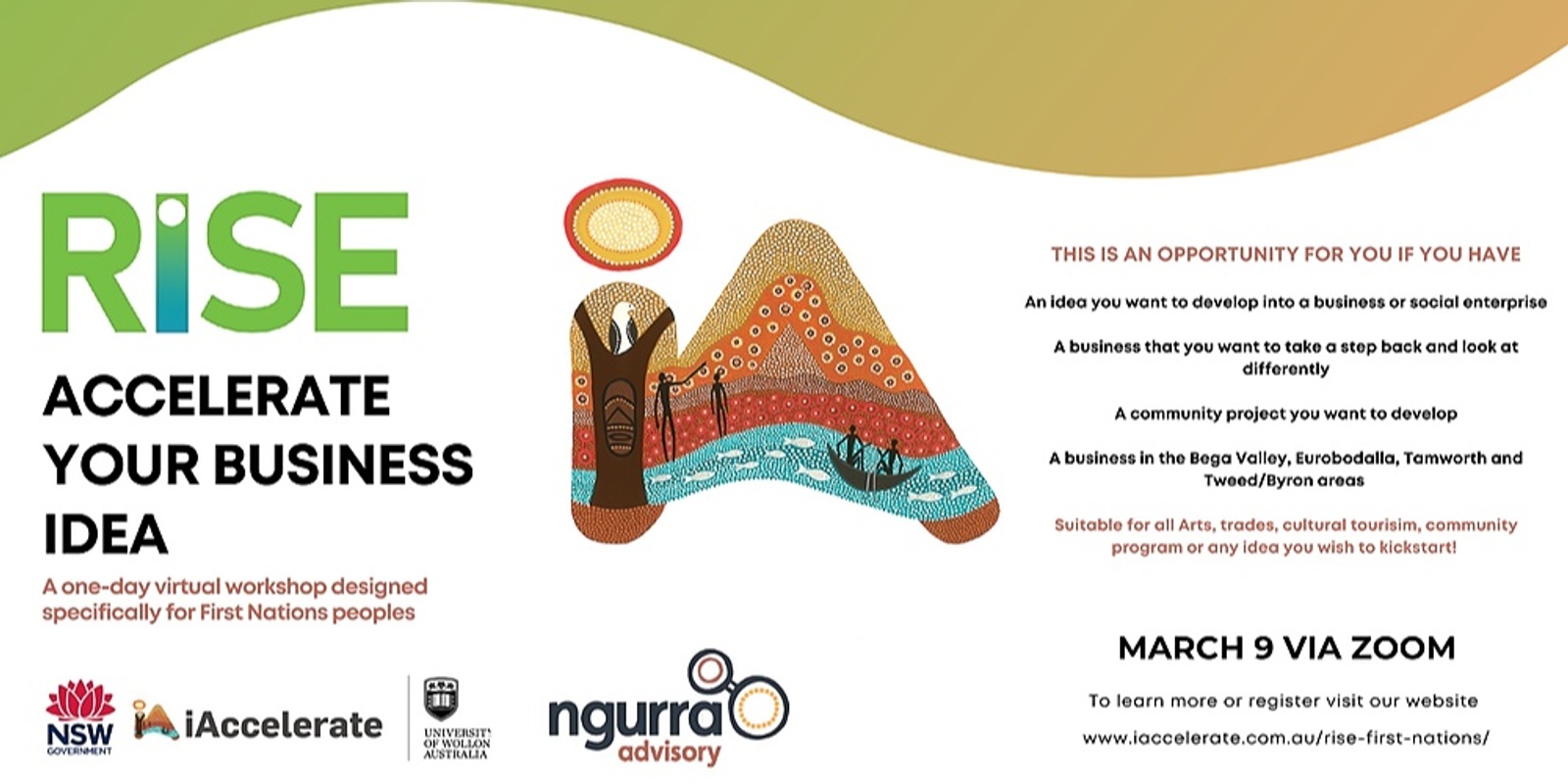 Banner image for Rise First Nations Virtual Workshop 