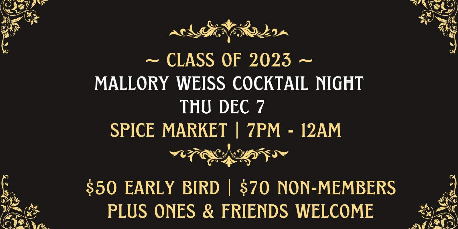 Banner image for Class of 2023 Grad Cocktail Night