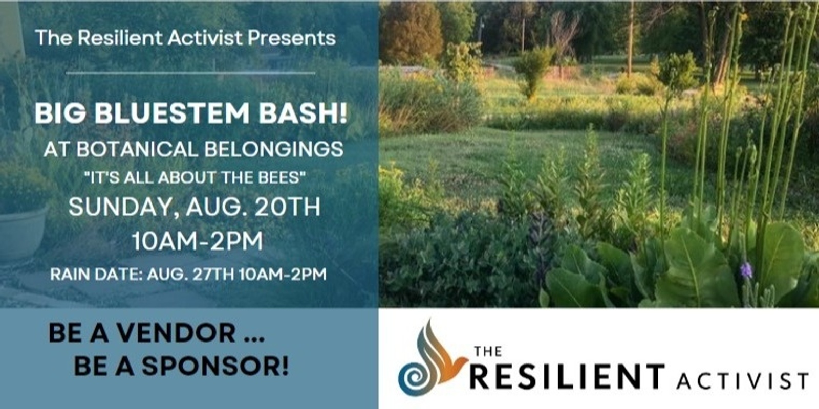 Banner image for Big Bluestem Bash! Sponsors/Vendors 