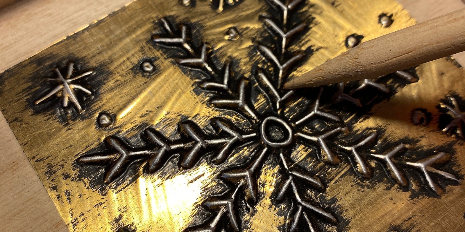 Banner image for Beginner's Metal Emboss Workshop: Snowflake