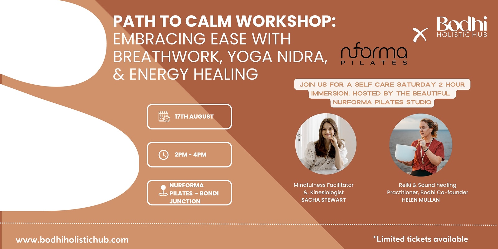 Banner image for Path to Calm Workshop: Embracing Ease with Breathwork, Yoga Nidra, & Energy Healing