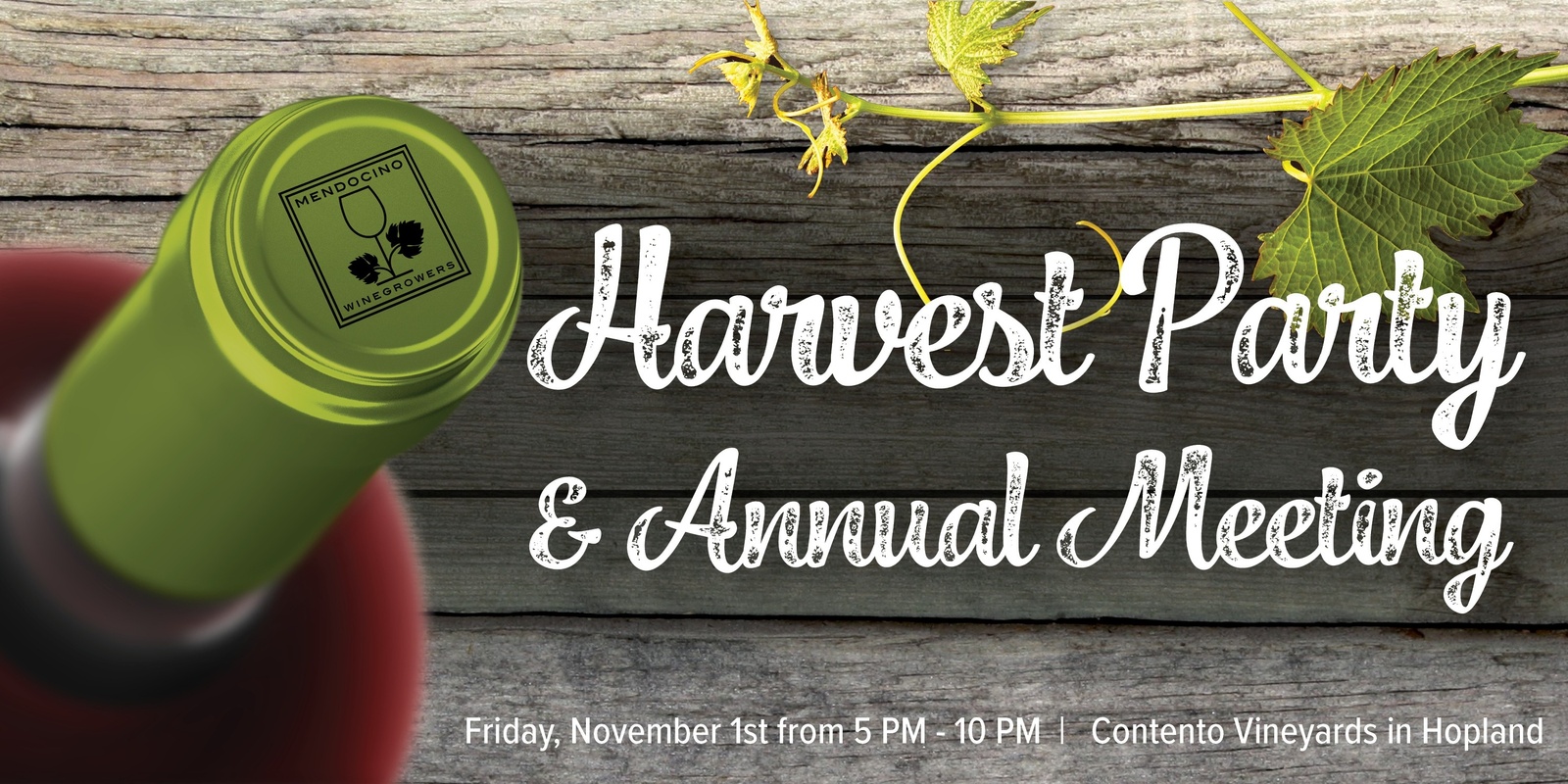 Banner image for Mendocino Winegrowers, Inc - Harvest Party and Annual Meeting