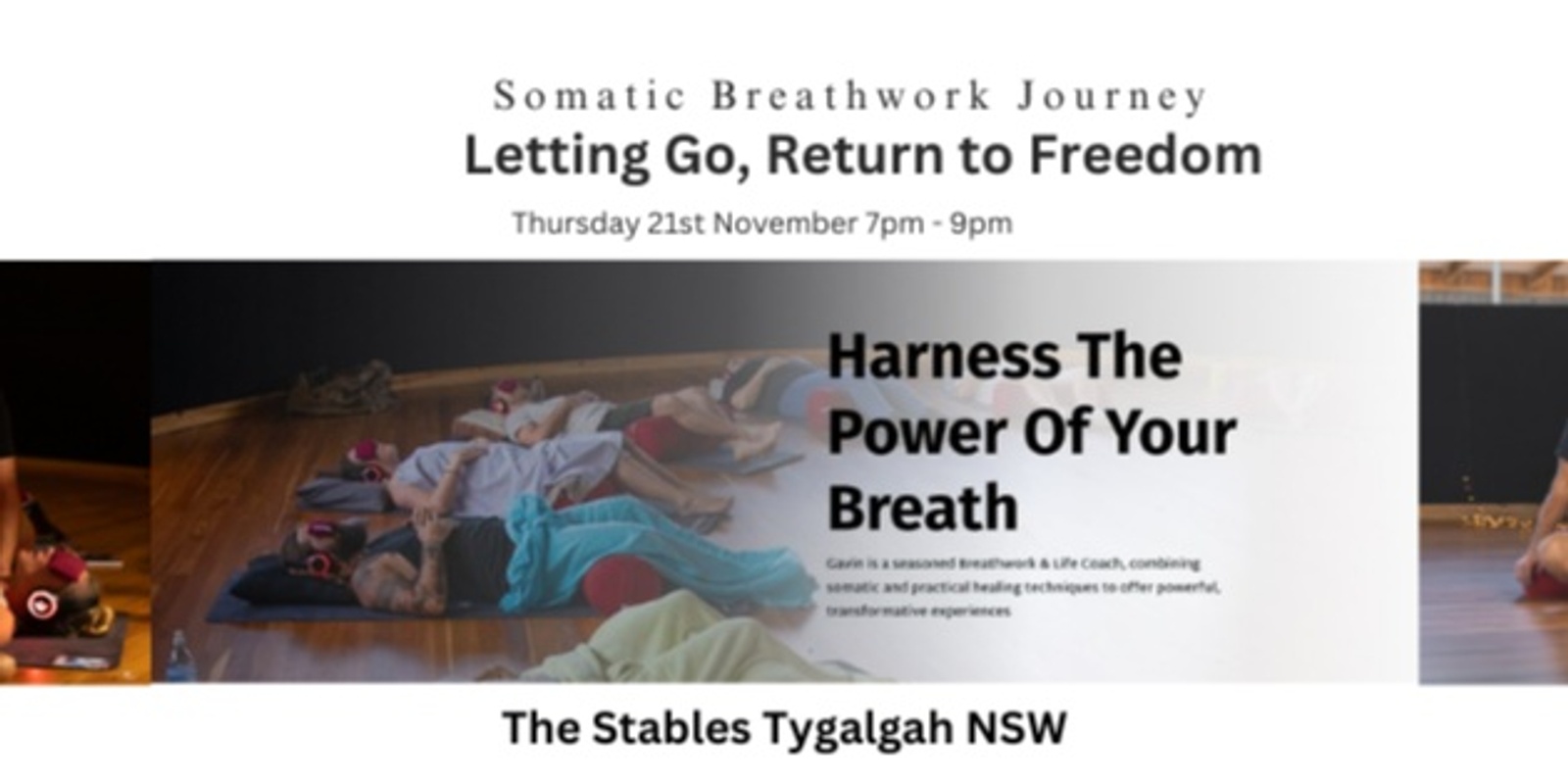 Banner image for Somatic Breathwork Journey - Letting Go, Return To Freedom