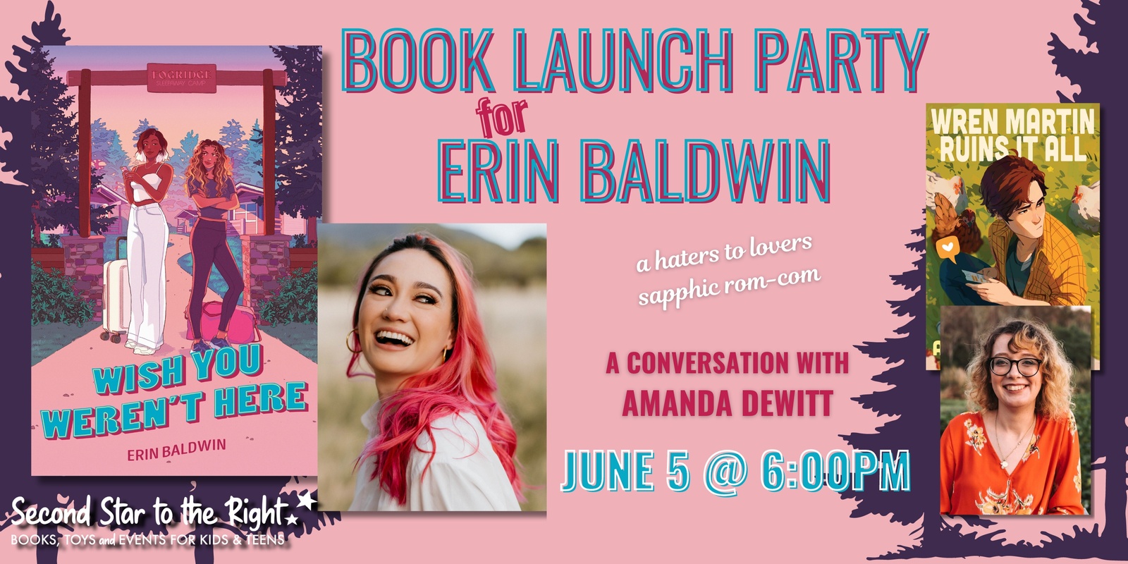 Banner image for Book Launch Party for Erin Baldwin