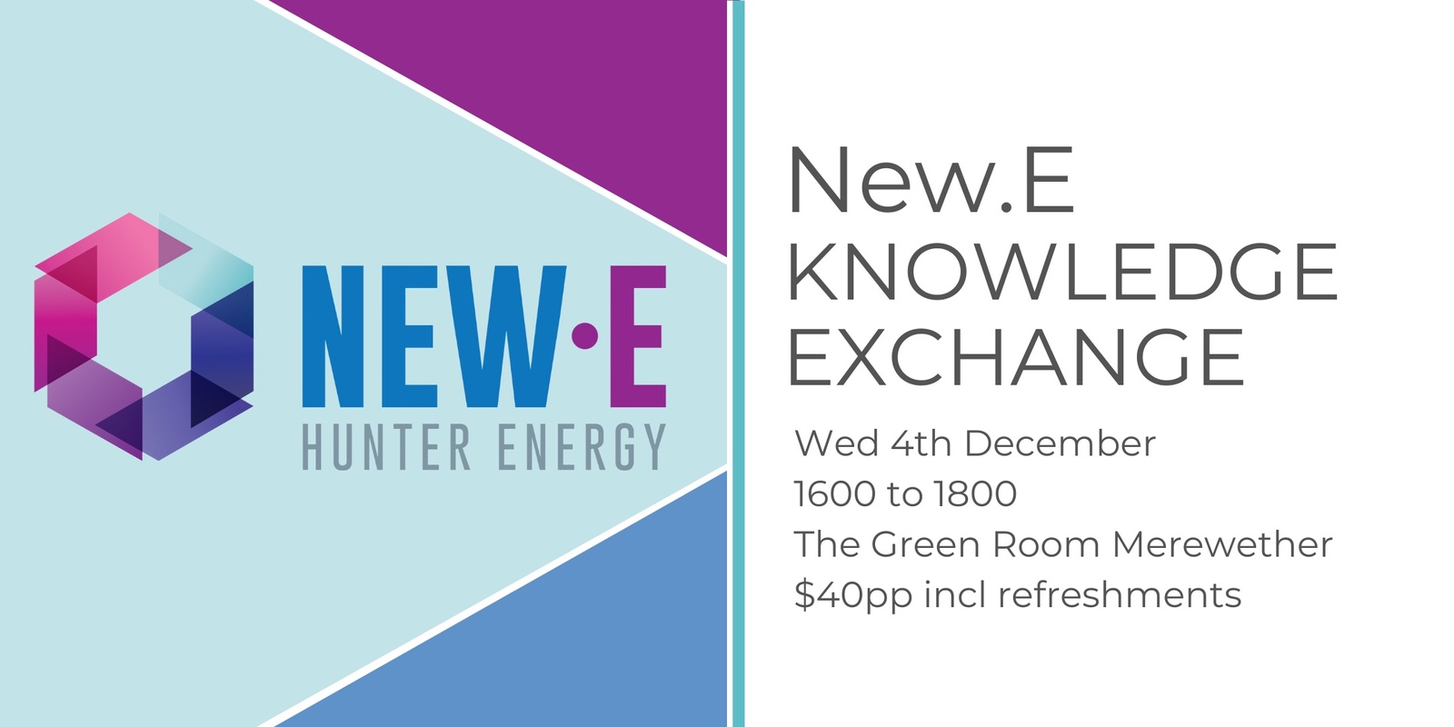 Banner image for New.E Knowledge Exchange - End of Year Network Session