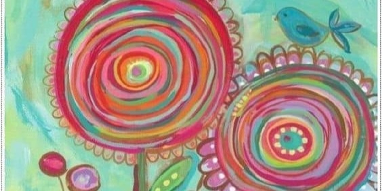 Banner image for Casino Kids Painting Class Lollipop Flowers on 3rd July - Creative Kids Vouchers Expire 30th June 23 - So Book Now!