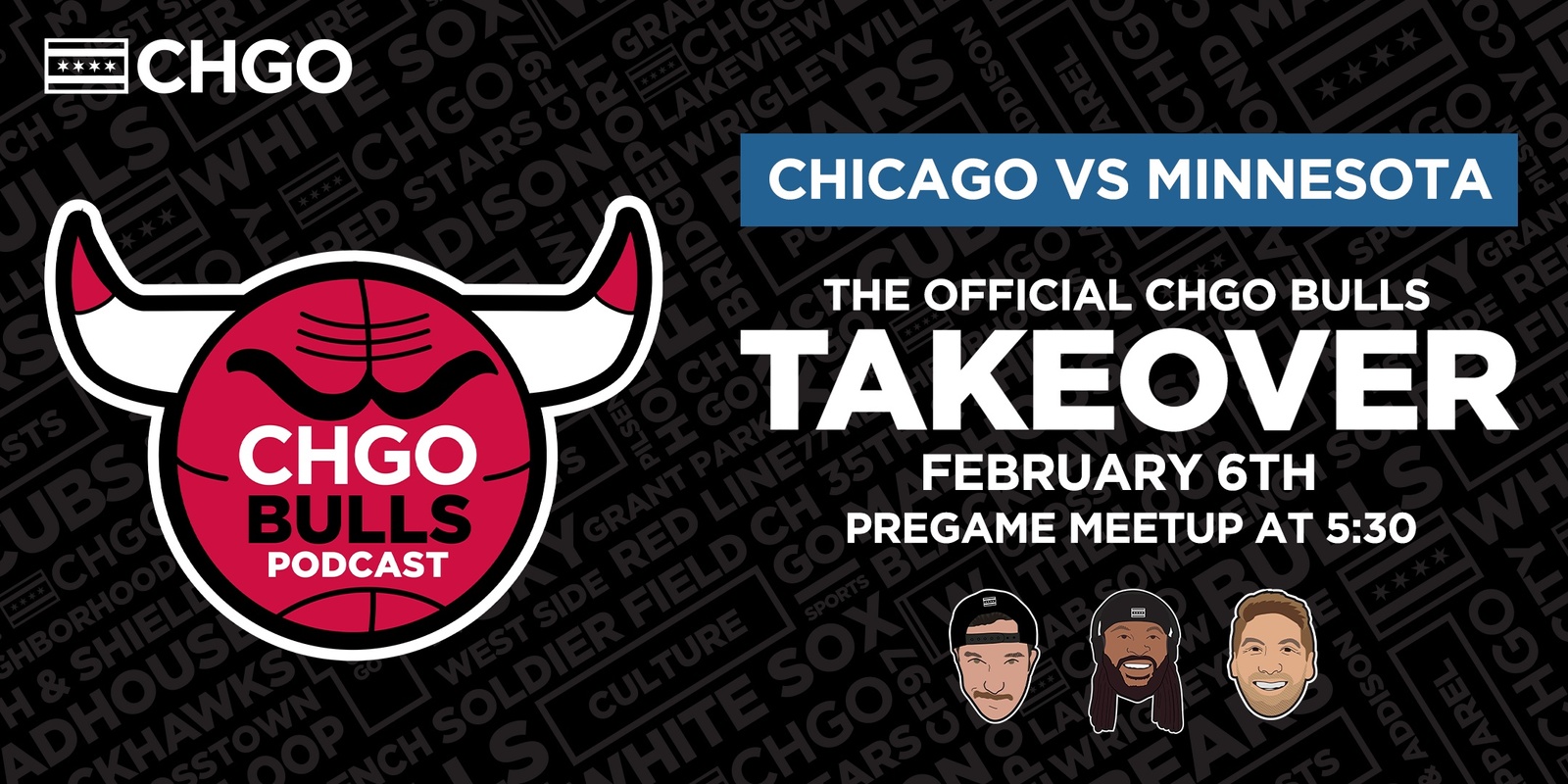 Banner image for CHGO Bulls Takeover at the United Center