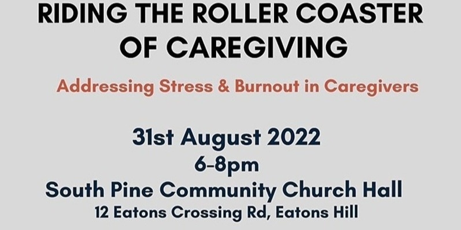 Banner image for Riding the Roller Coaster of Caregiving