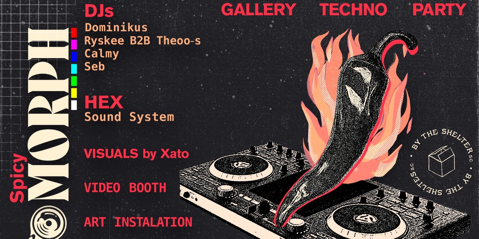 Banner image for SPICYMORPH - Gallery Techno Party @ Sun City Gallery | 16 December 2023