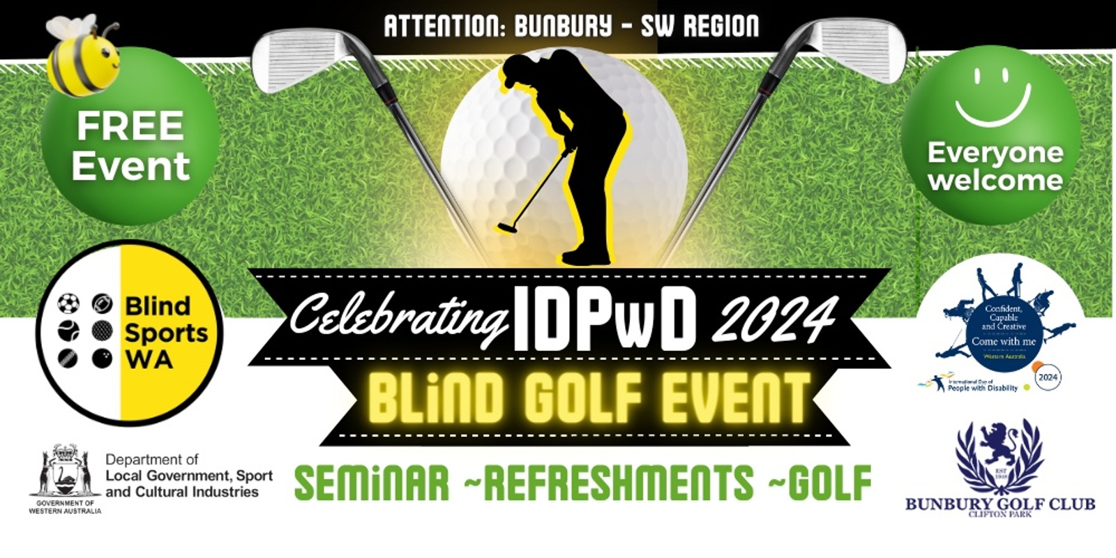 Banner image for IDPwD 2024 - Blind Golf Event