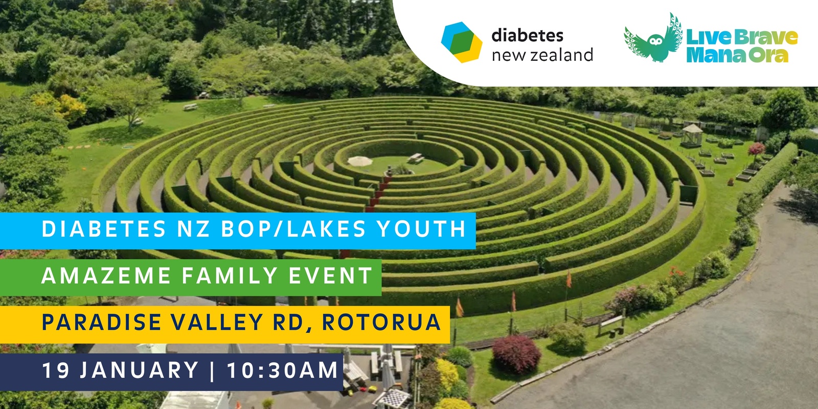 Banner image for Diabetes NZ BOP/Lakes Youth: aMAZEme Family Event