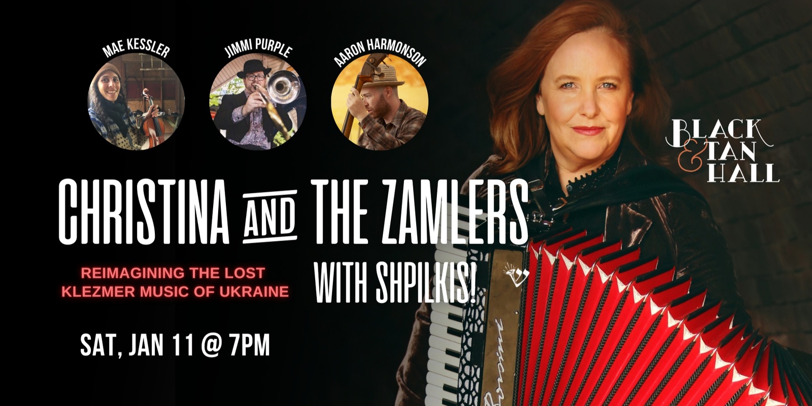 Banner image for Christina & The Zamlers with Shpilkis