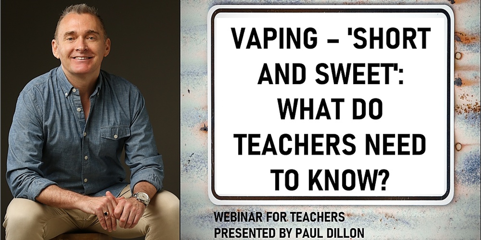 Banner image for Vaping – 'short and sweet': What do teachers need to know?