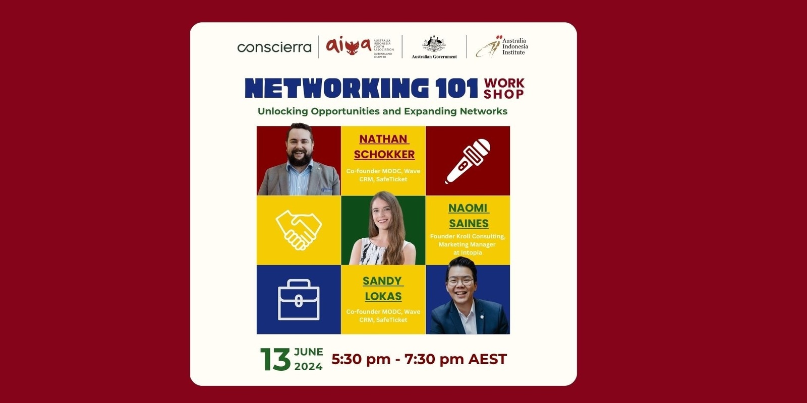 Banner image for Networking 101 Workshop with AIYA Queensland