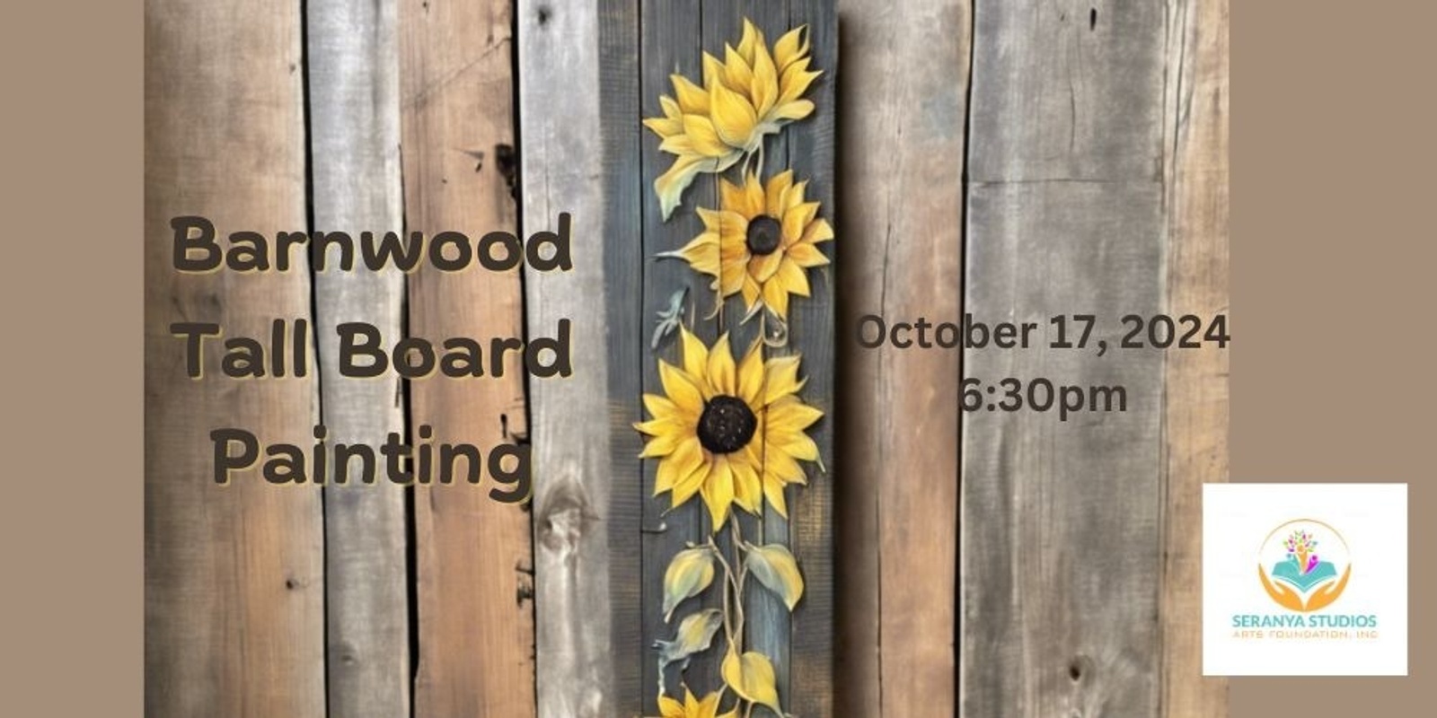 Banner image for Barnwood Painting - A Tall Authentic Barnwood Painting Party