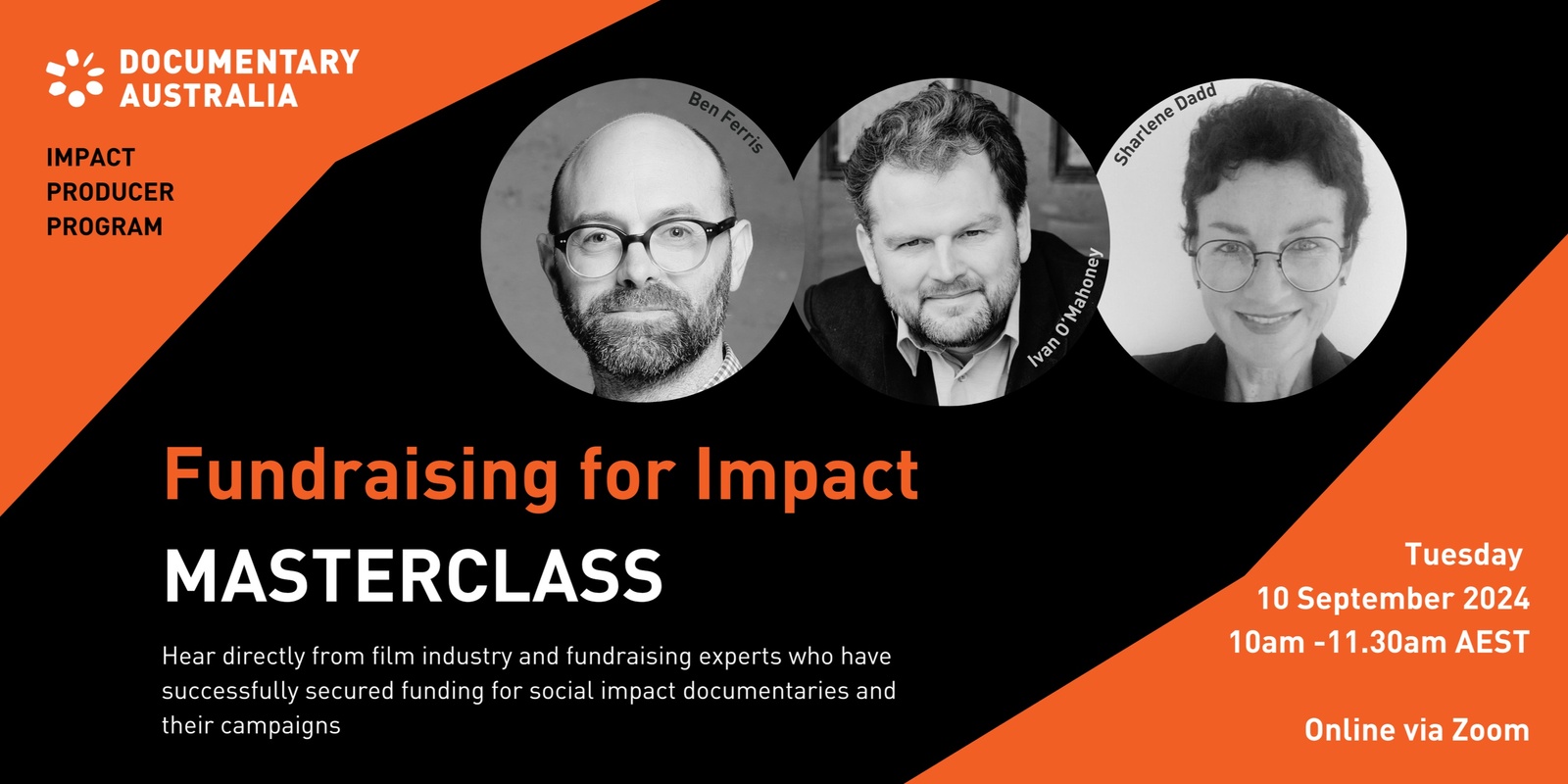 Banner image for Fundraising for Impact Masterclass: Online