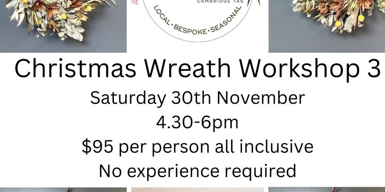 Banner image for Christmas Wreath Workshop 3