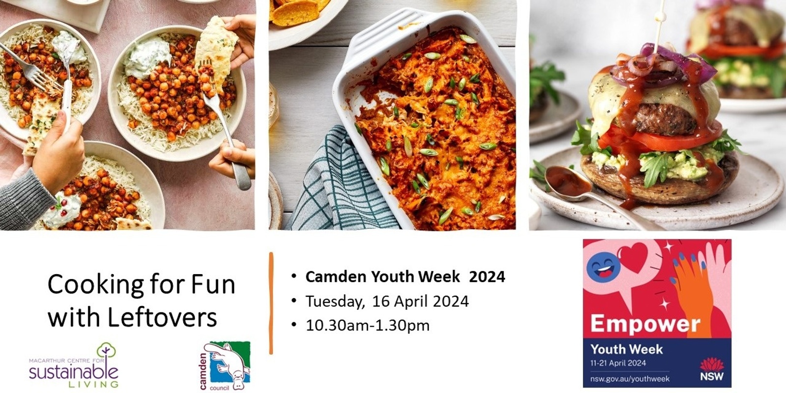 Banner image for Camden Youth Week 2024: Cooking for fun with Leftovers