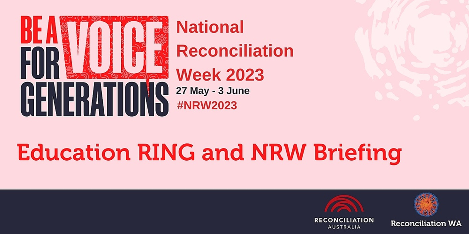Banner image for Education RING & NRW Briefing - Online