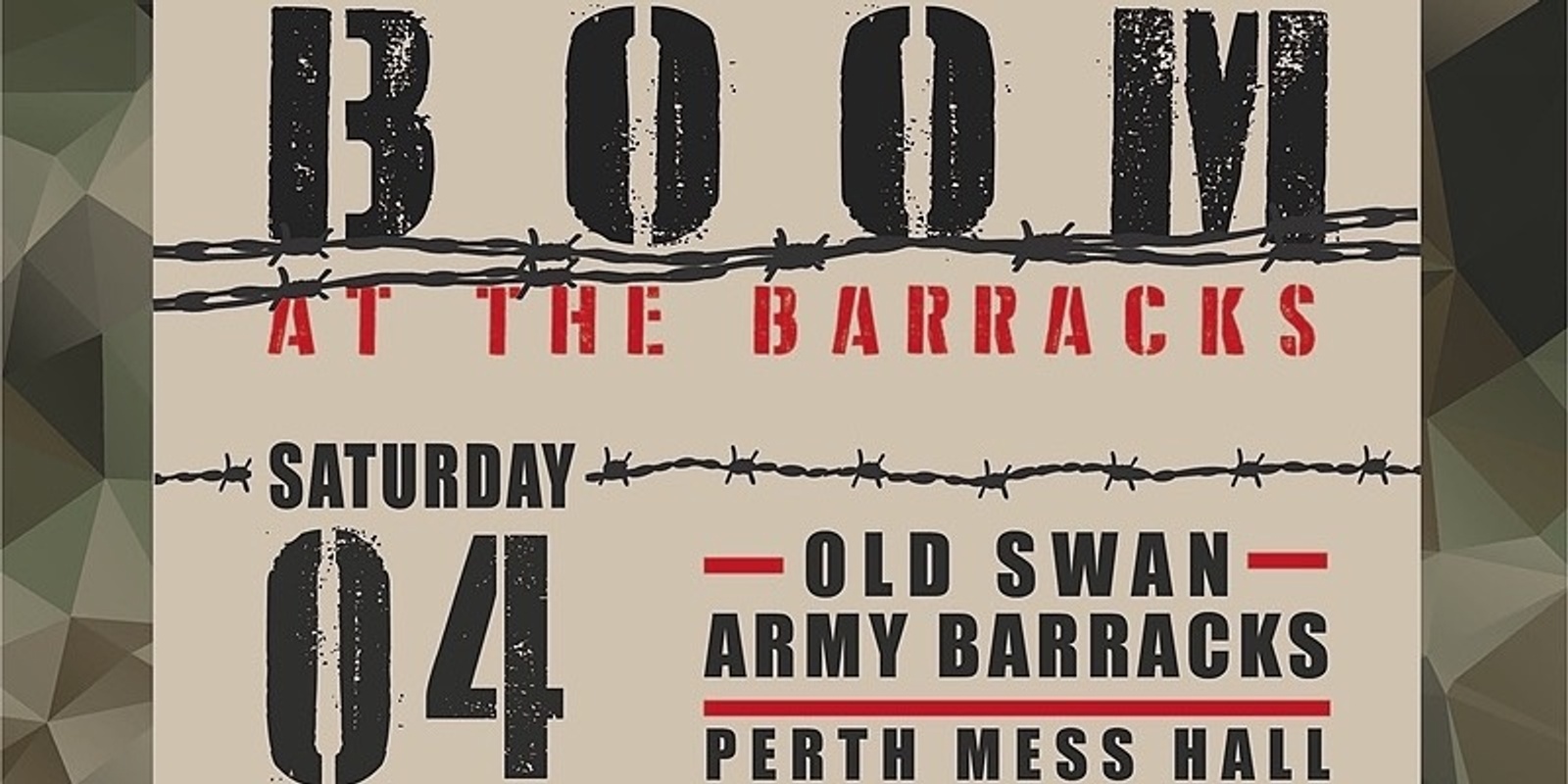 Banner image for BOOM at the Barracks