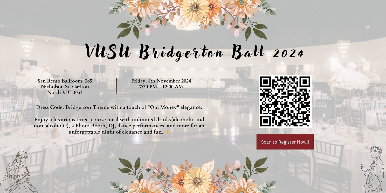 Banner image for VUSU Bridgerton Ball 2024