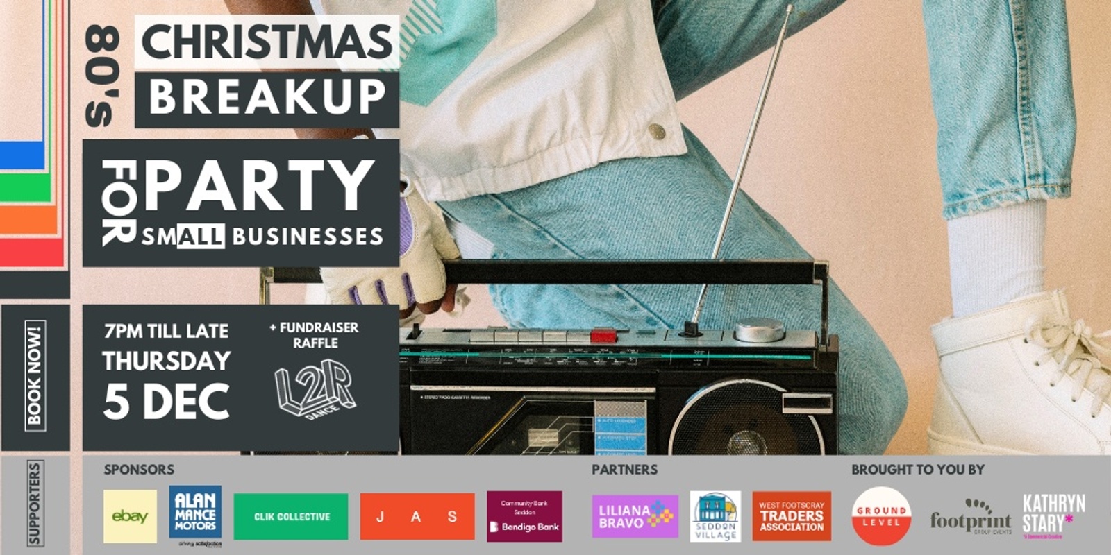 Banner image for 80's Christmas BREAK-up Party for smALL businesses