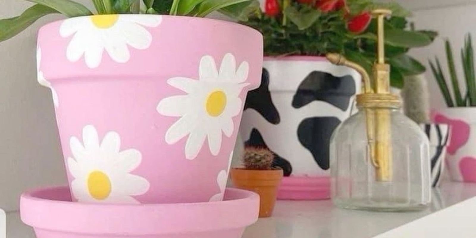 Banner image for Kids Paint + Sip Flowers Pot