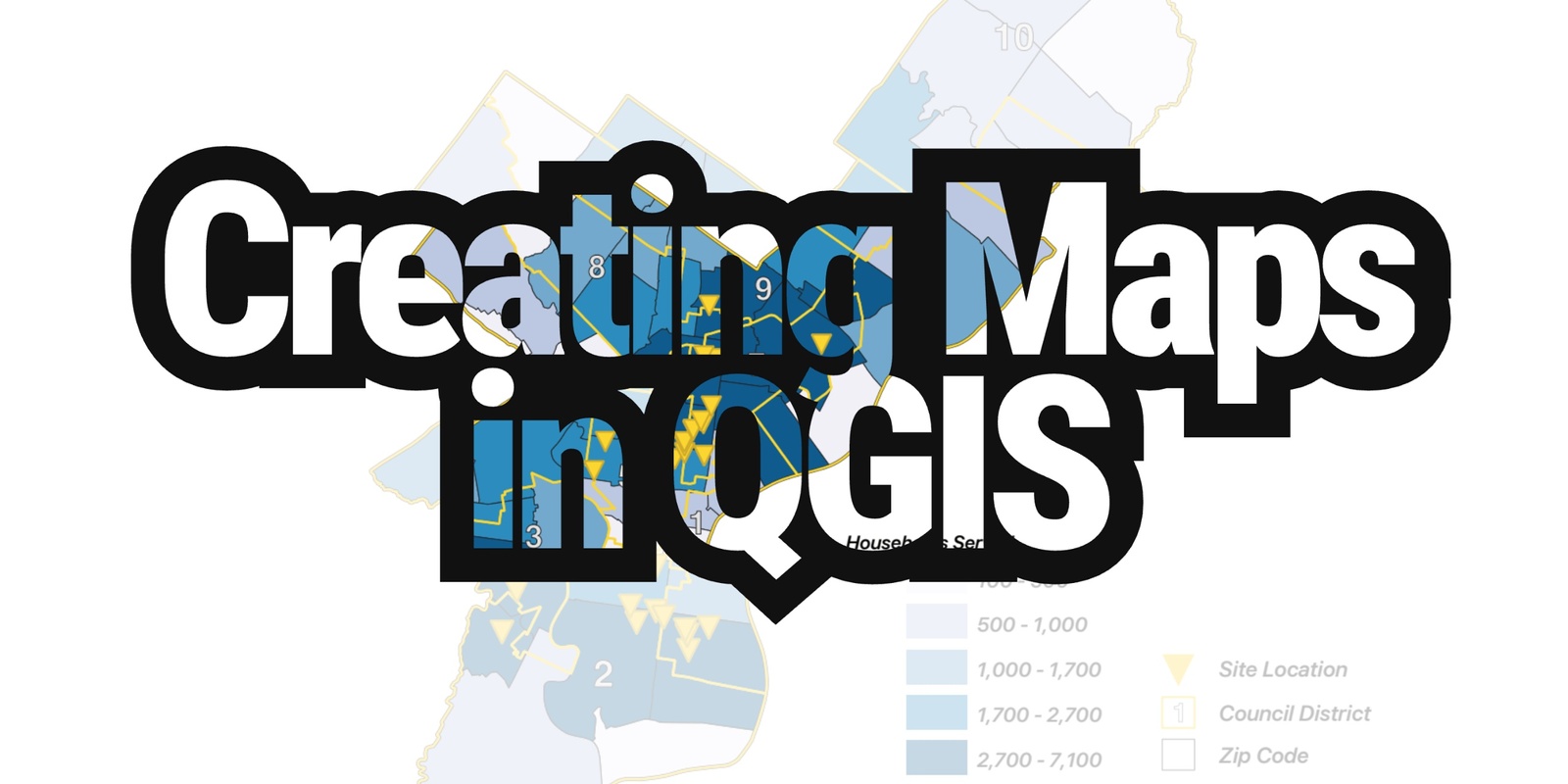 Banner image for Creating Maps in QGIS