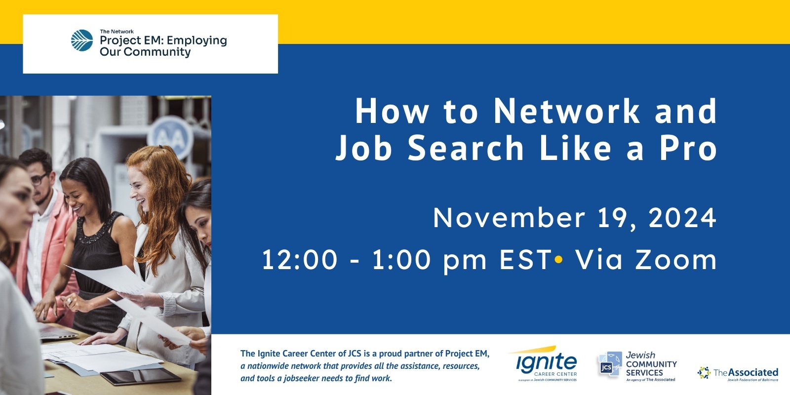 Banner image for How to Network and Job Search Like a Pro