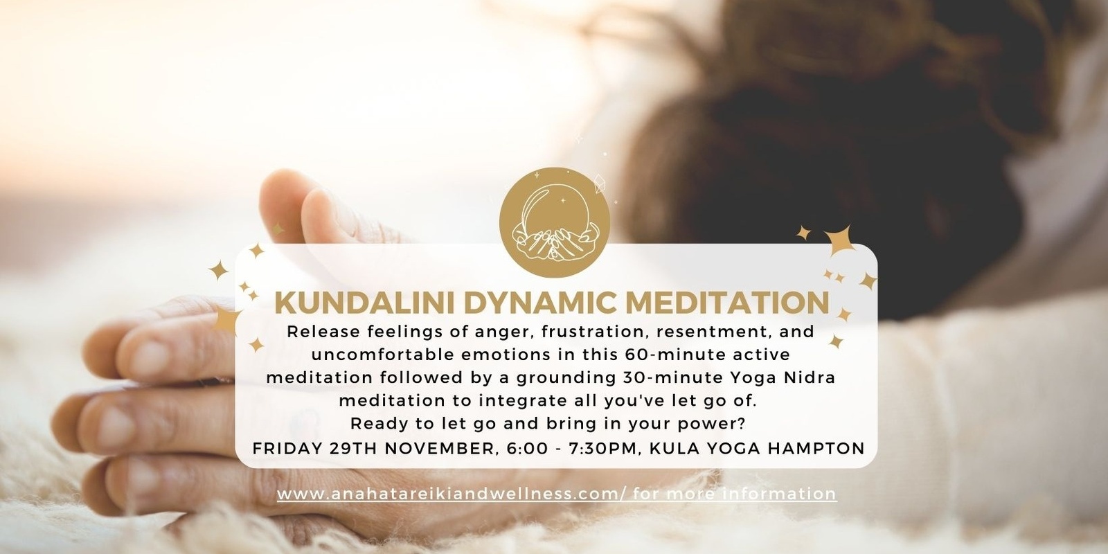 Banner image for Kundalini Dynamic Meditation & Integration | November 29th